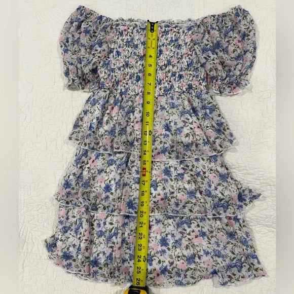 Thirty/Thirty Women’s Floral Puff Sleeve Dress / Size M - Picture 2 of 8
